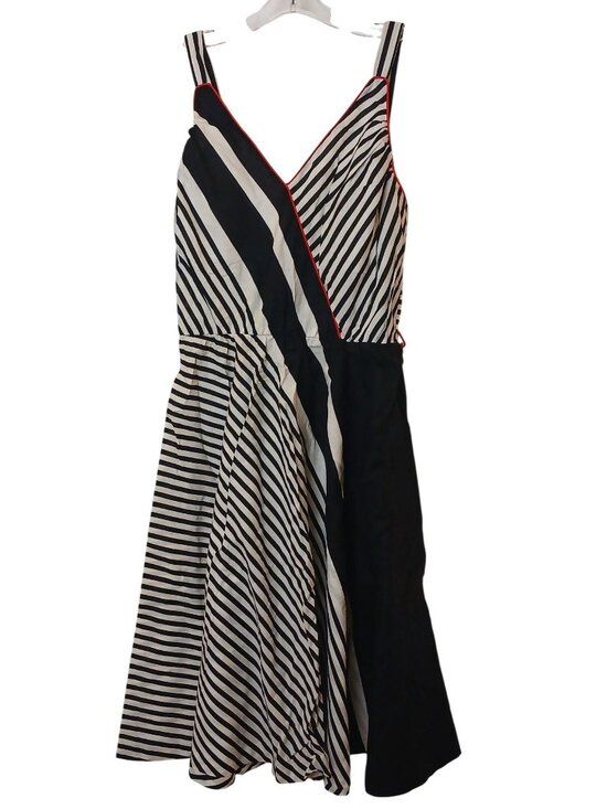 Mr Joe Dresses & Skirts - Mr. Joe Dress Striped Sleeveless Midi Womens Size 18 Made In USA VTG #I-11